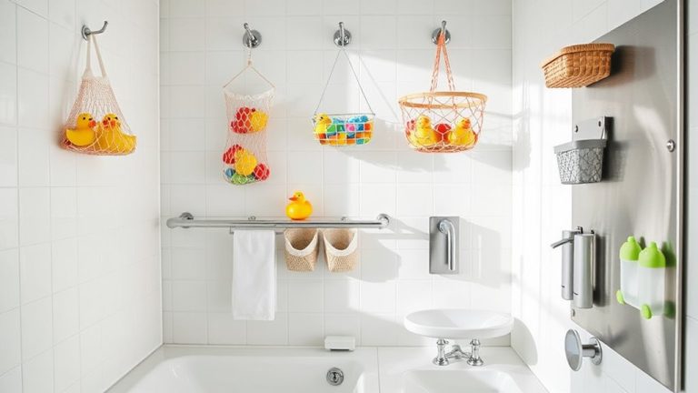 bath toy storage solutions
