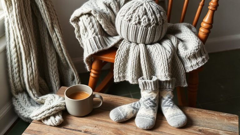 cozy handmade knitted gifts
