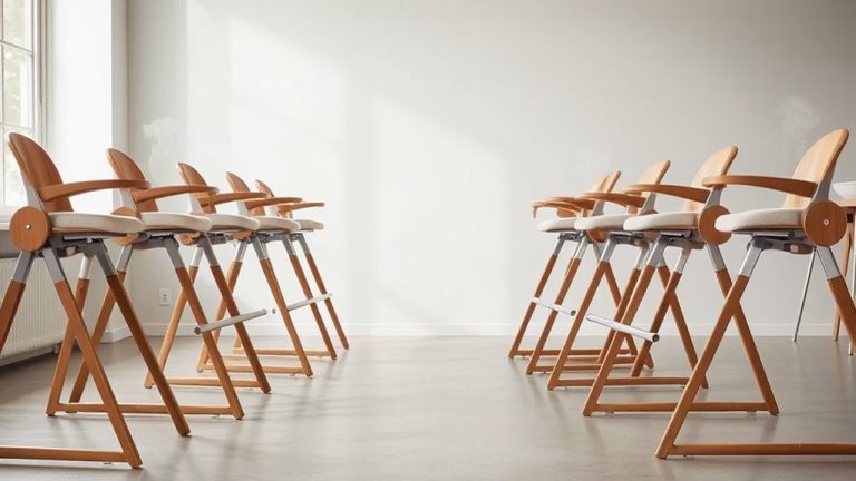 high chairs adjustable footrests