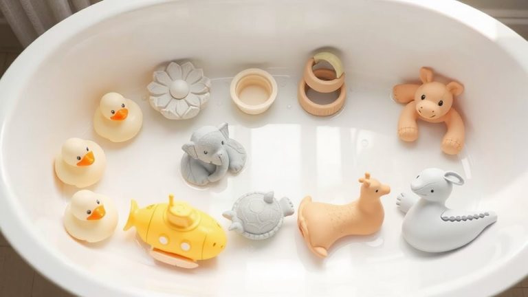 safe bath toys for newborns