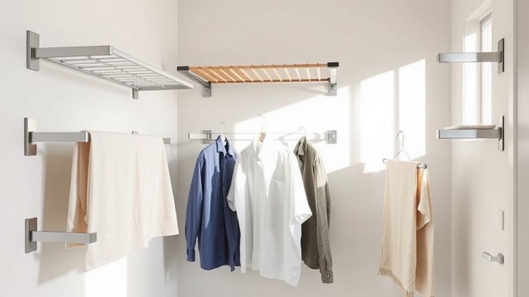 top wall mounted drying racks