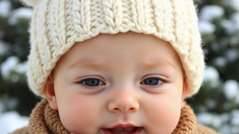 warm adorable infant hats