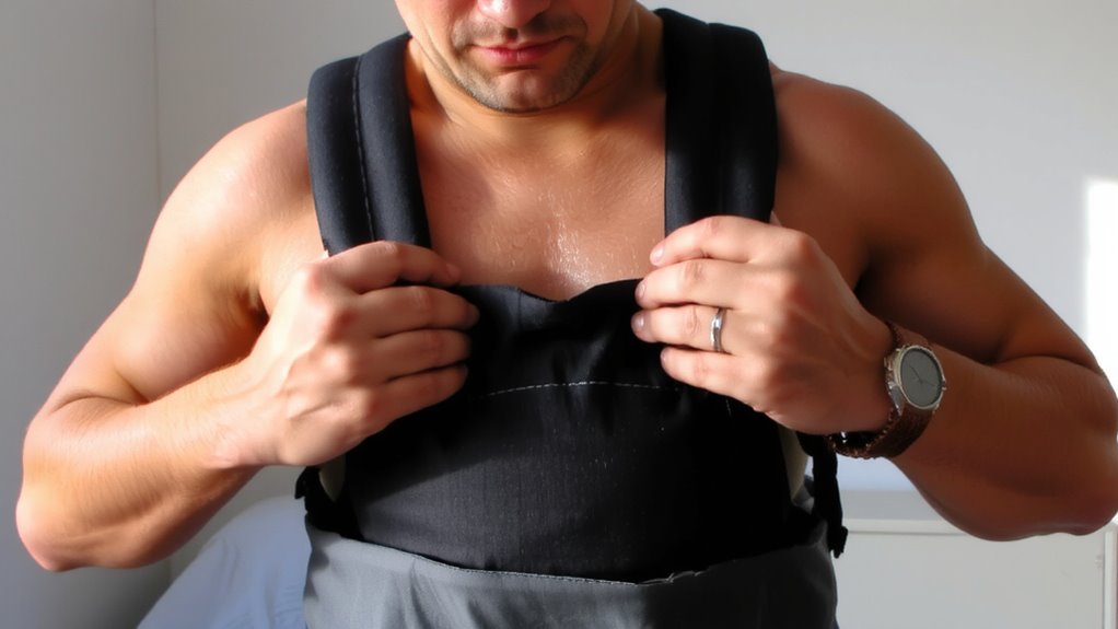 adjust for broad shoulders