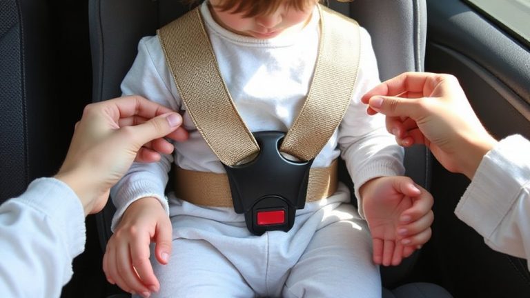 adjust harness as toddler grows