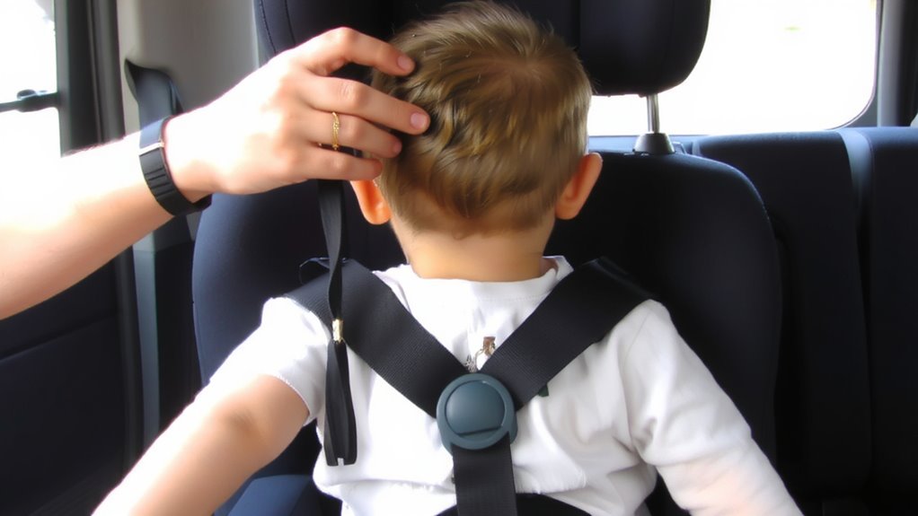 adjust harness height properly