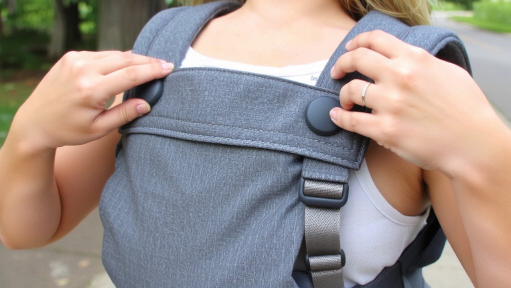 adjust straps for safety