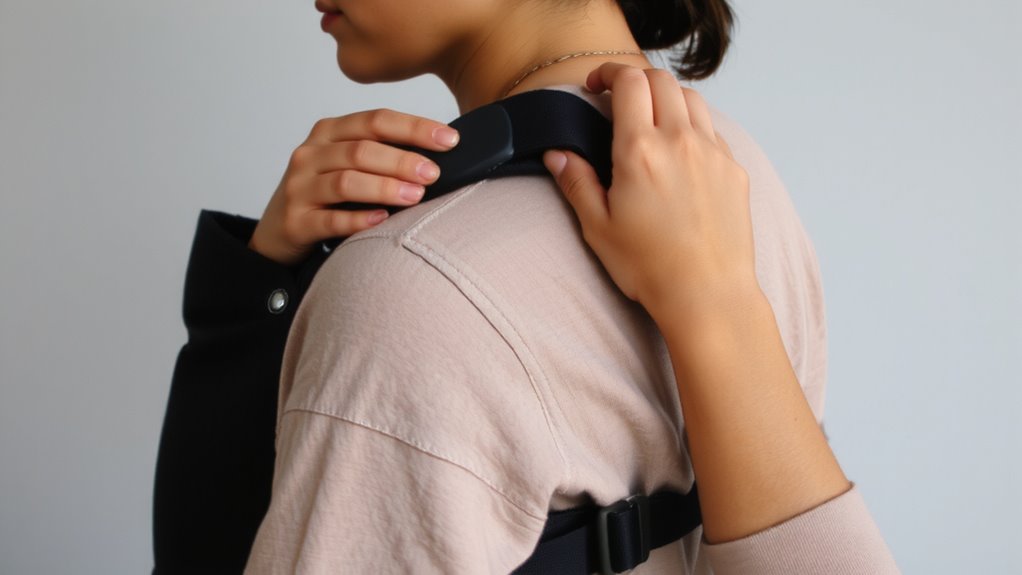 adjust straps for secure front carry