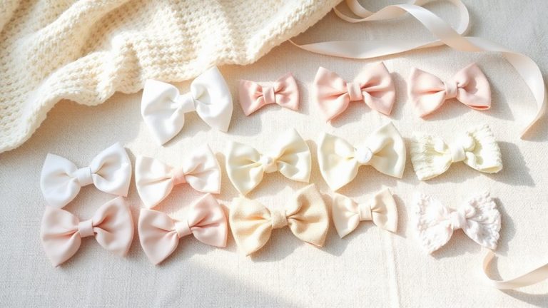 adorable and safe newborn bows