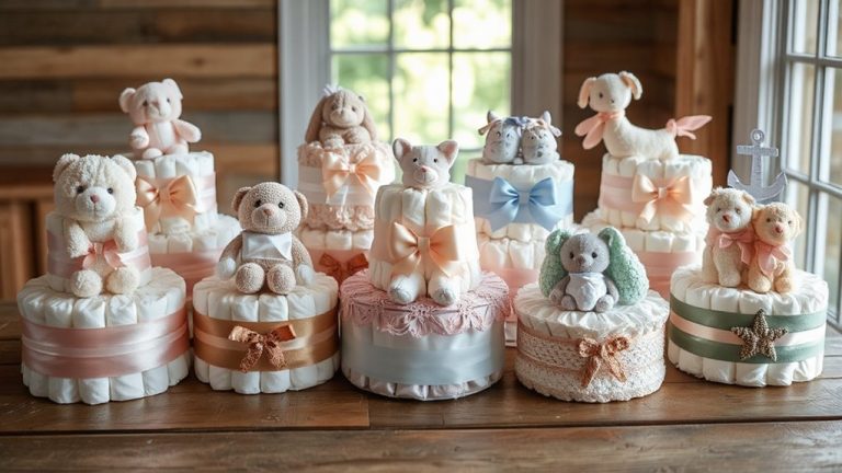 adorable practical diaper cake designs