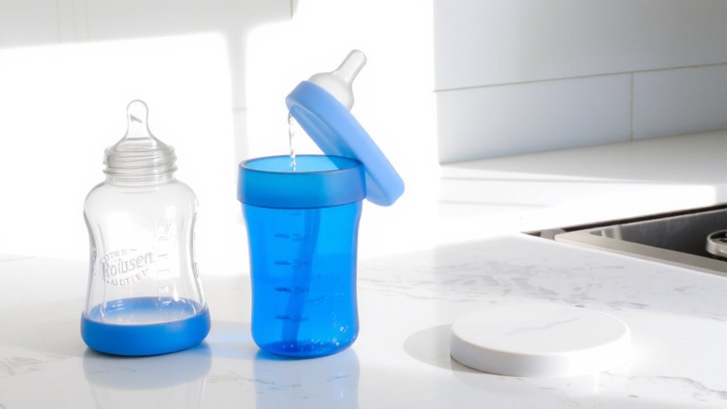 age appropriate practice bottles reduce spills