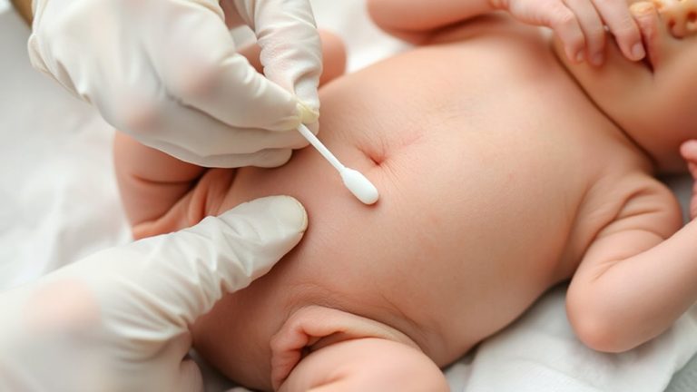 alcohol swab umbilical care