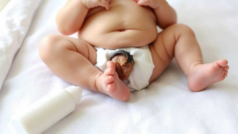 avoid moisturizers near newborn s navel