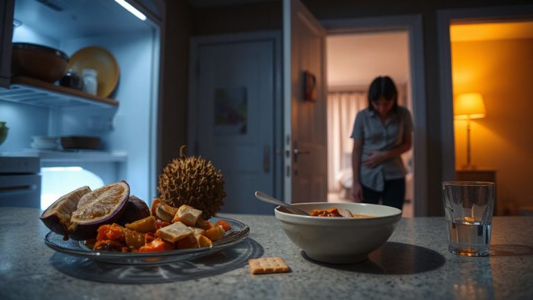 avoid new foods at bedtime