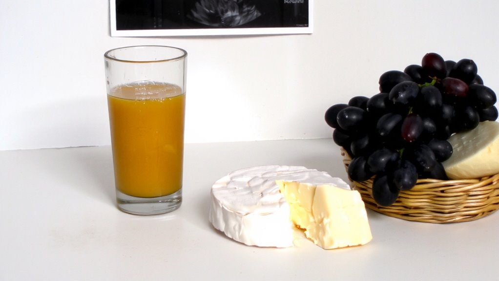 avoid unpasteurized juices and cheeses