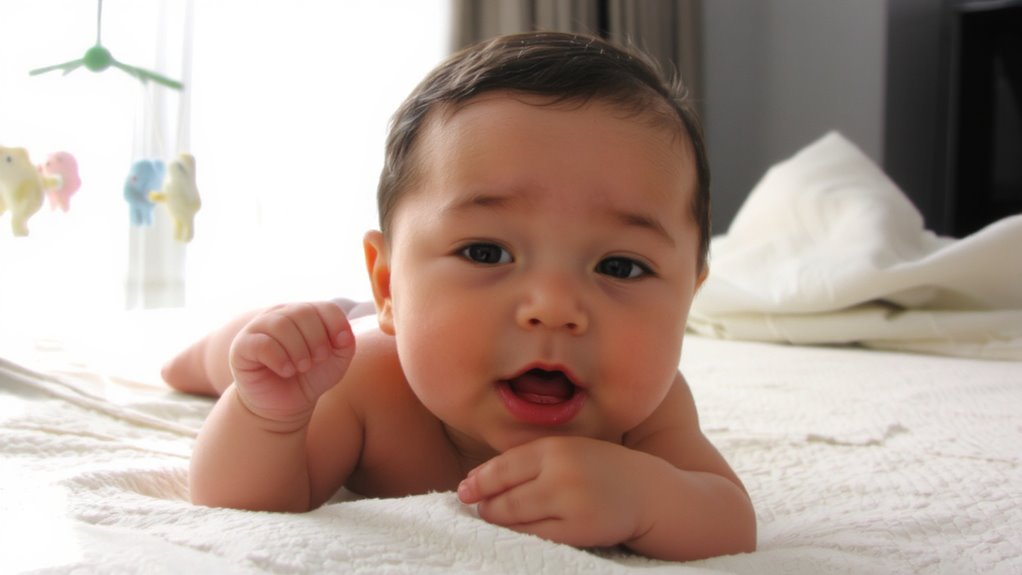 babbling begins at four