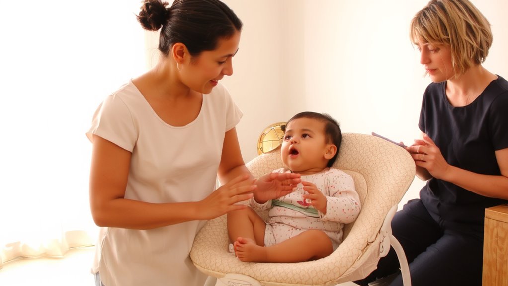 babbling begins at four