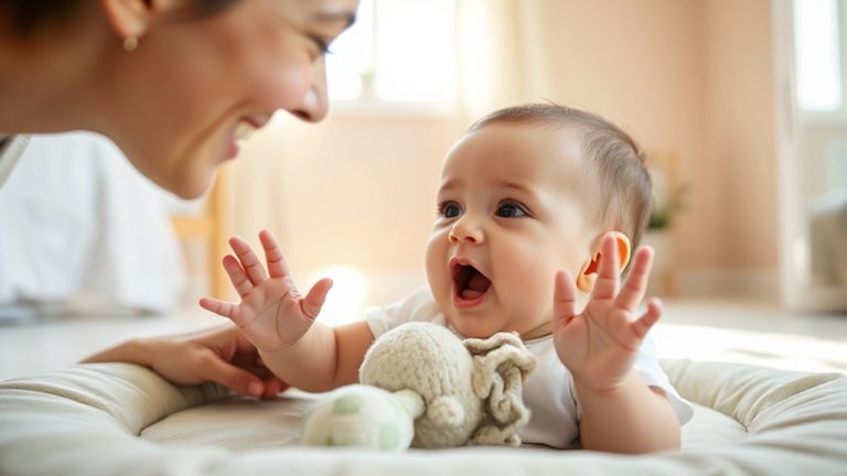 babies babble more when facing caregivers