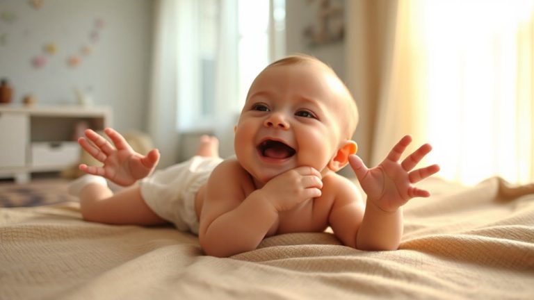 babies babble more when happy
