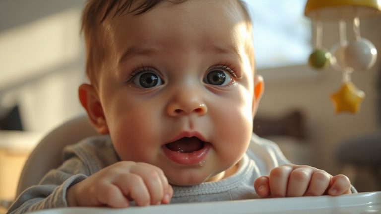 babies babble with anticipation