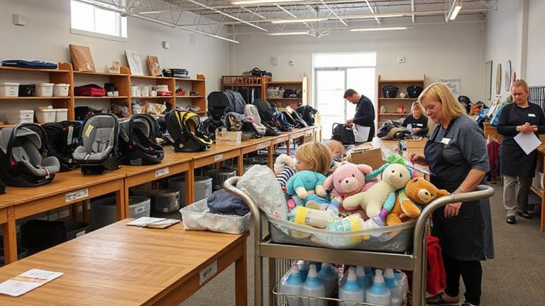 baby gear donation screening