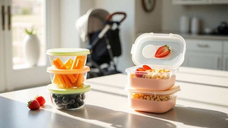 baby snack containers on the go