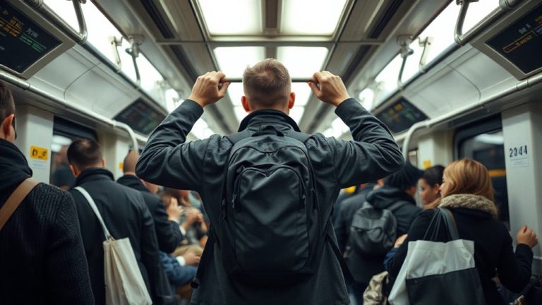 backpack safety on transit