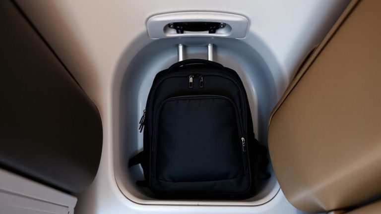backpack size overhead bin