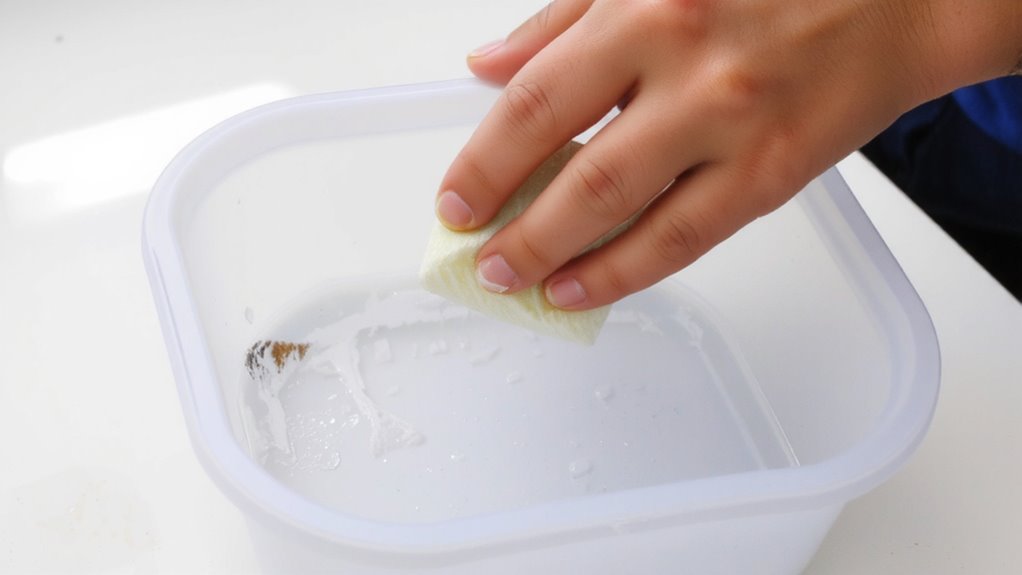 baking soda paste stain removal