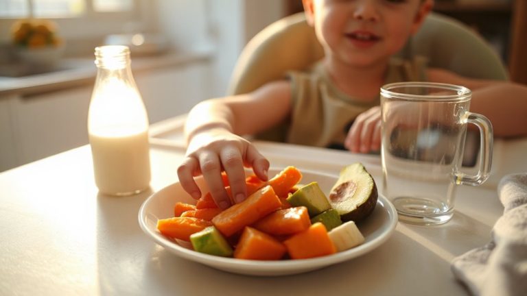 balance finger foods gradually