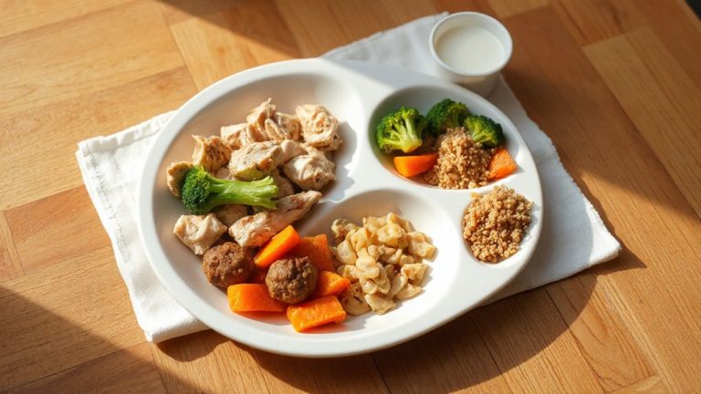 balanced lunch for one year old