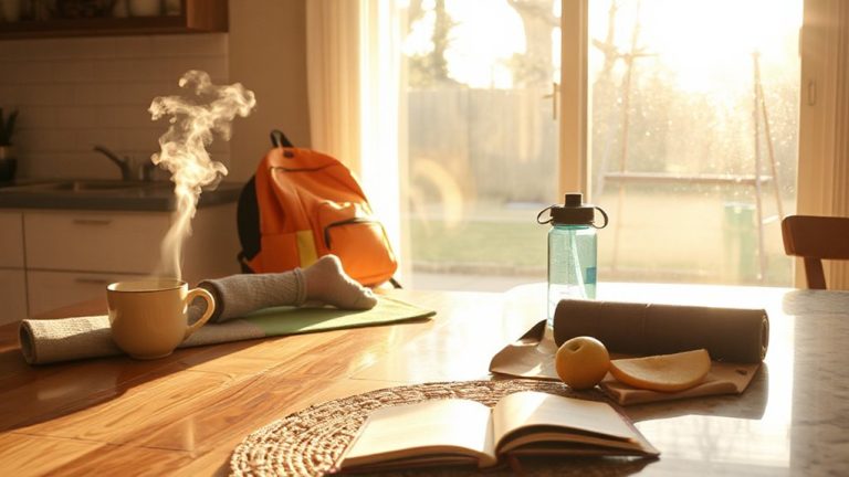 balanced parenting and wellness routine
