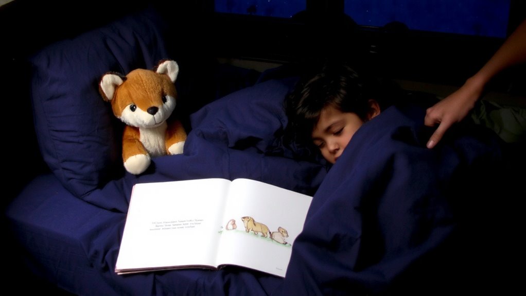 bedtime stories signal sleep