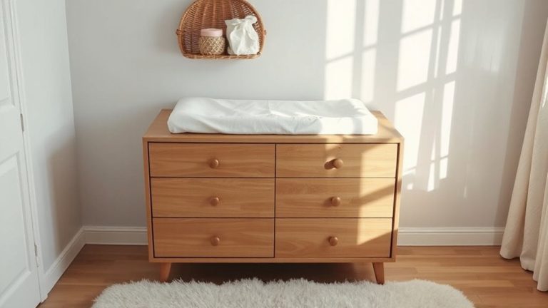 best nursery dressers with changing tops