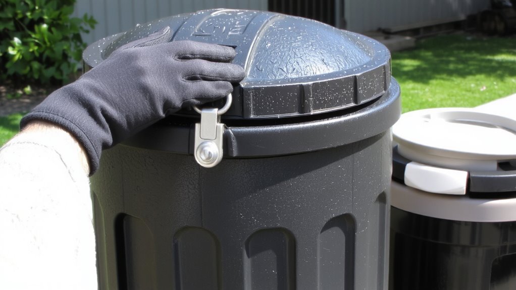 best safety latches for trash cans