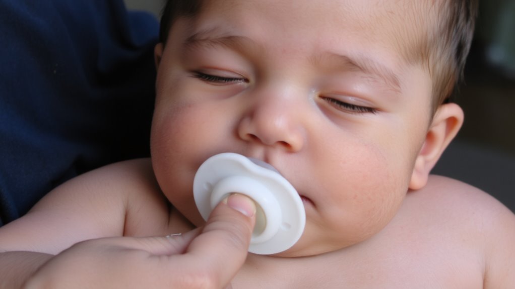 bobbing after feeding calms baby