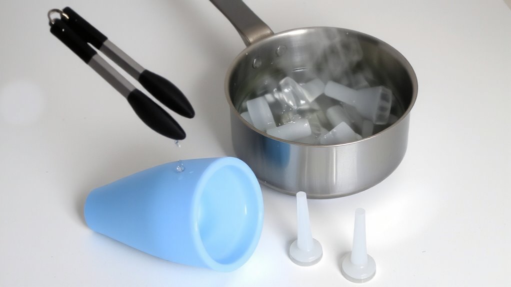 boil silicone valves five minutes