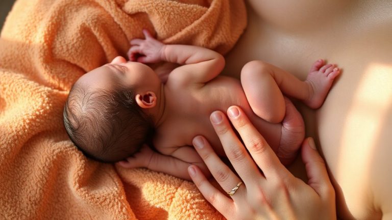 breast crawl for instinctive latching
