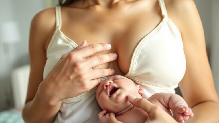 breast shaping for newborn latch