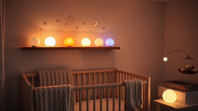 calm and cozy nursery lights
