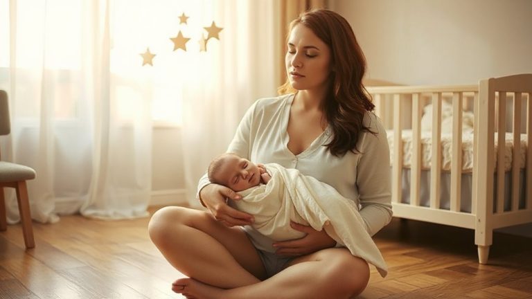 calm breath before baby sleep