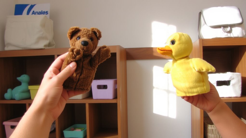 calm puppet peace modeling