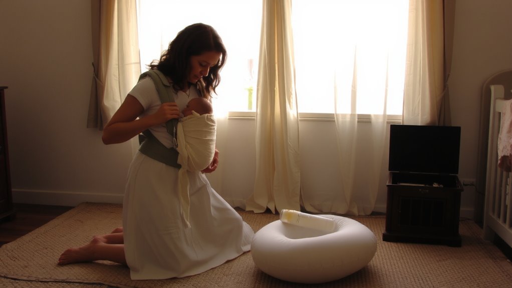 calm through routine and sound