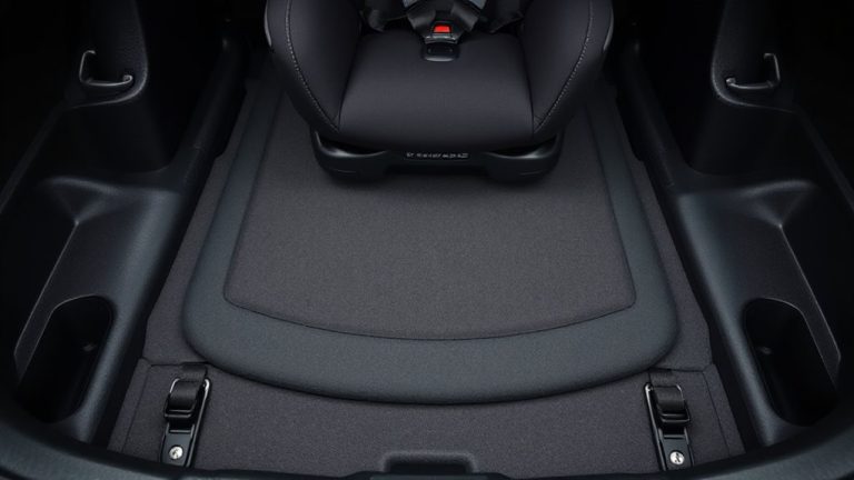 center hump car seat installation