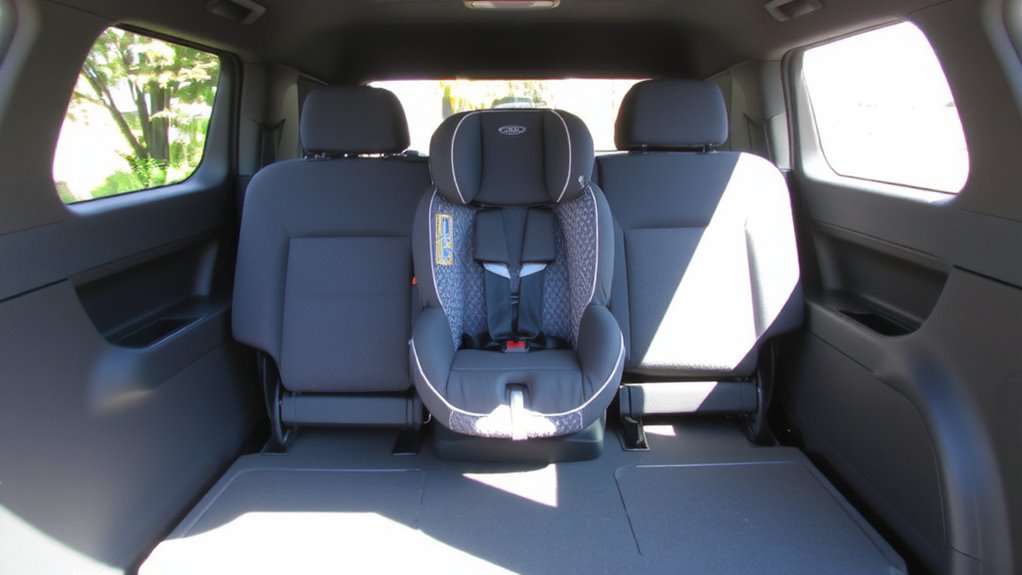 center rear safest spot
