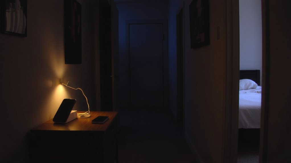 charge phones outside bedroom