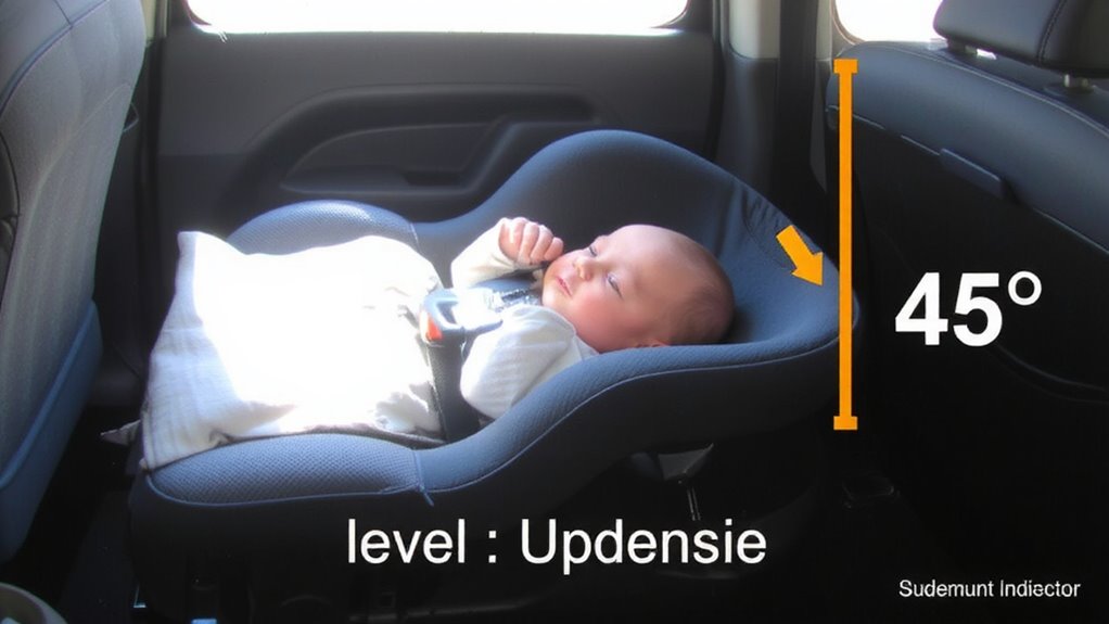 check angle indicator after installation