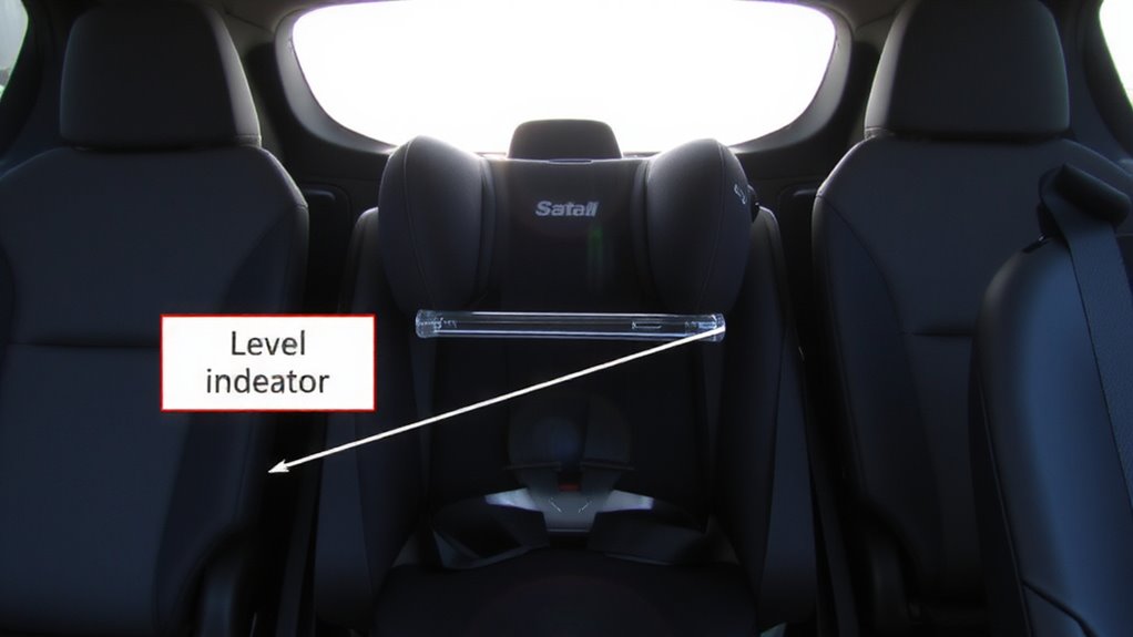 check level indicator upright