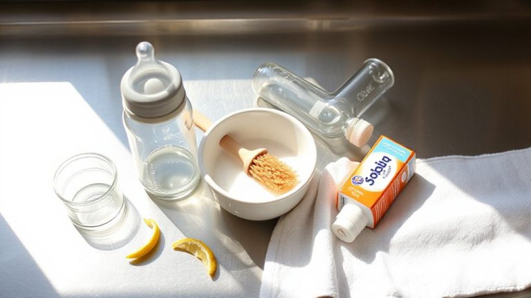 clean bottles thoroughly