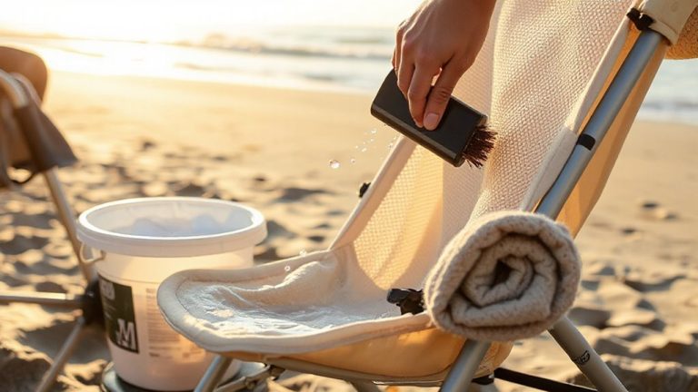 clean mesh stroller after beach spill