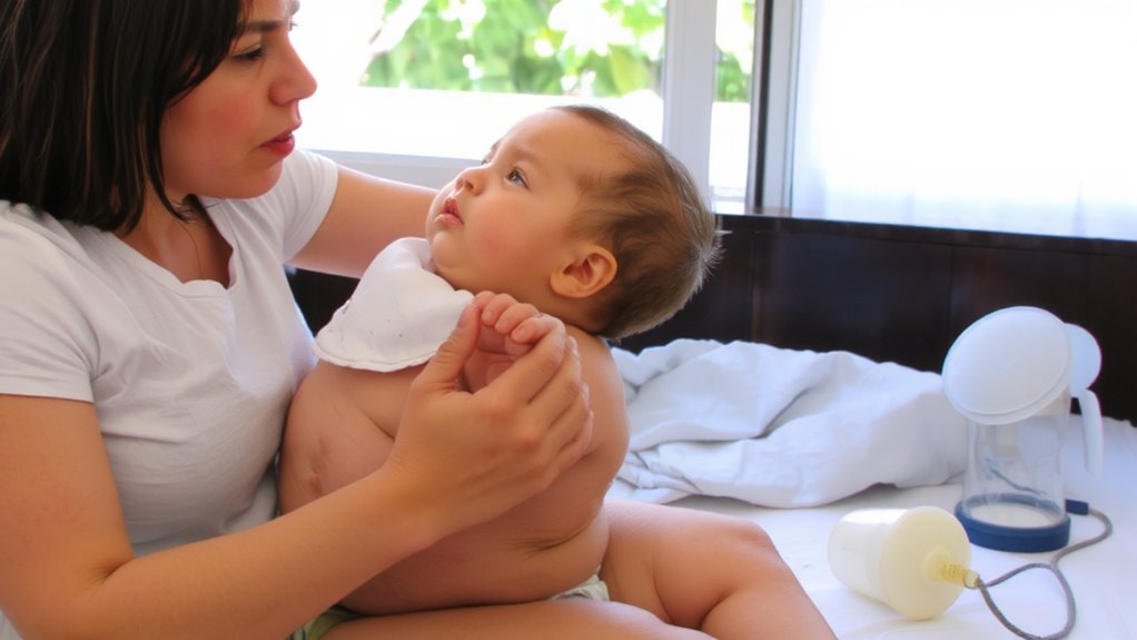 cmpa signs in breastfed babies